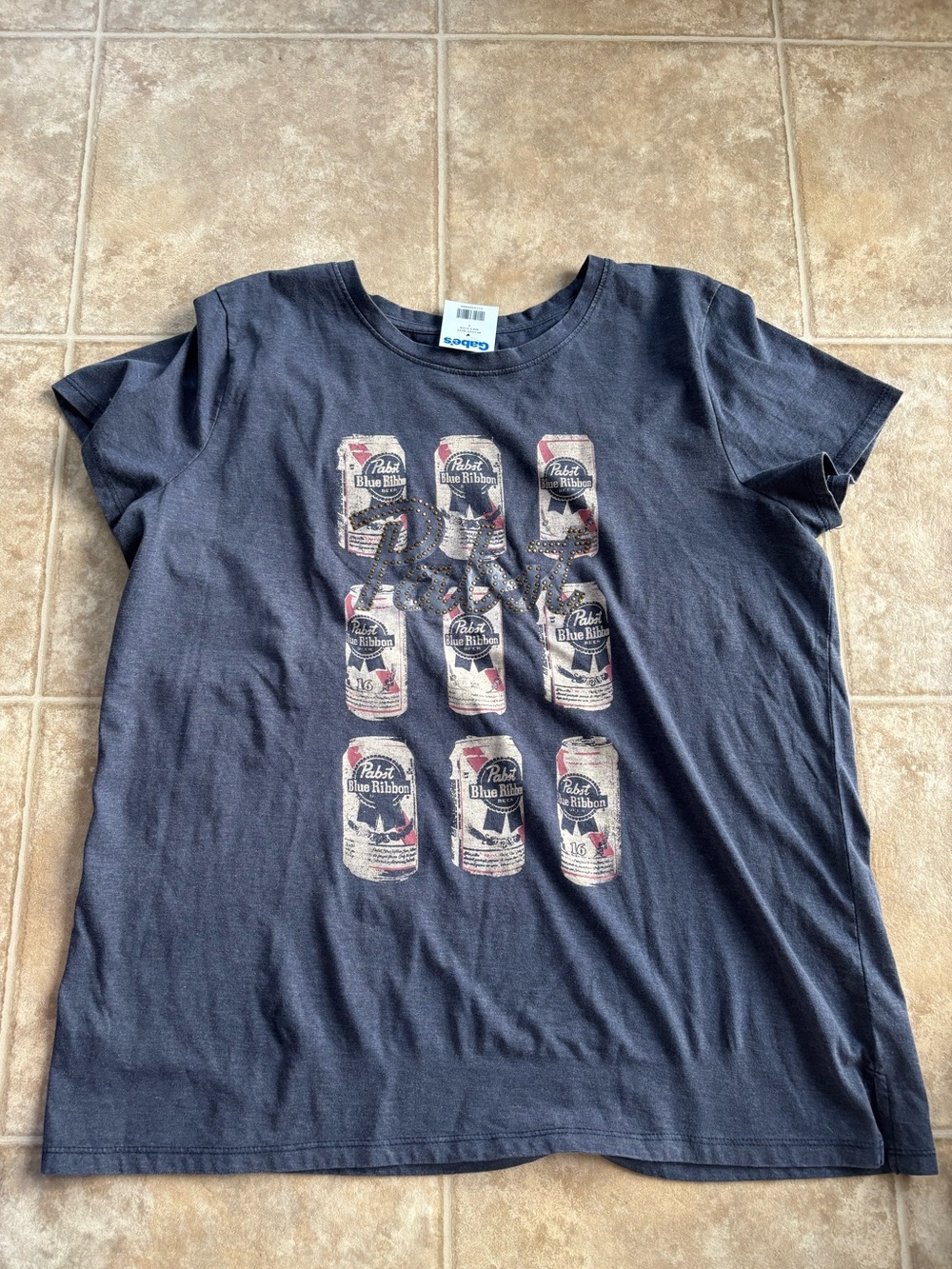 Women’s Navy Blue Pabst Graphic Tee